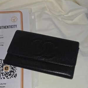CHANEL Caviar CC Wallet